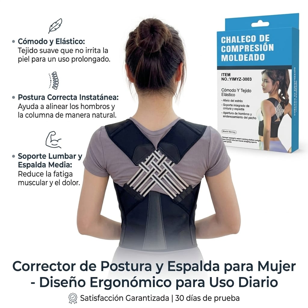 corrector de espalda para mujer