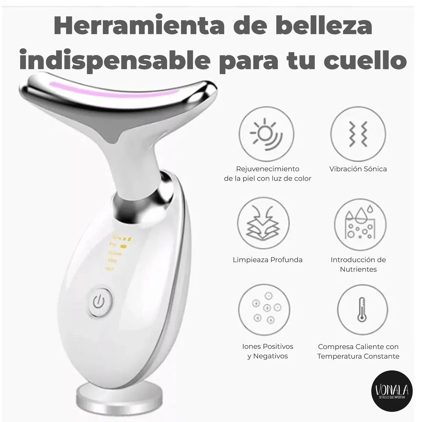 ✨ Masajeador Facial StockLíder – Tecnología de Belleza Avanzada ✨